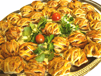 Cheese lattice pastries