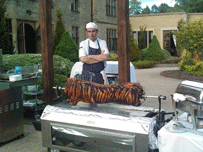 spit roast wedding catering