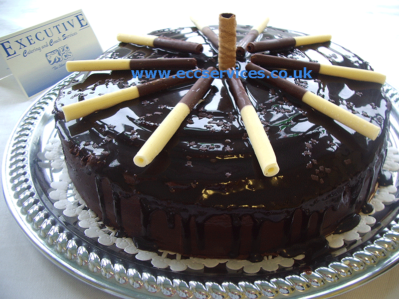 large photo of our chocolate gateau