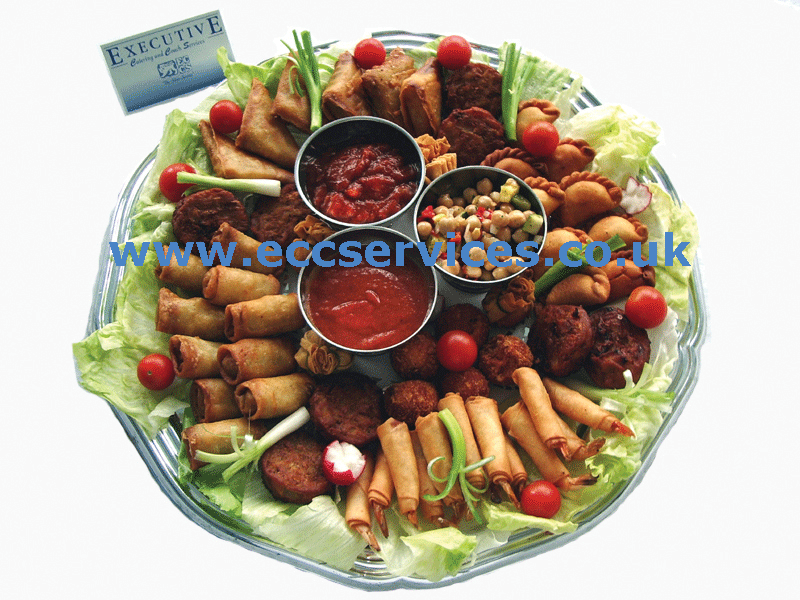 large photo of our oriental platter for catering