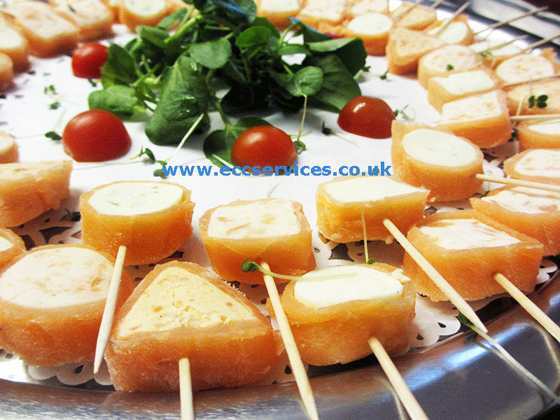 Large photo of our salmon canapes