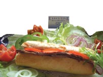 Sandwich bar menu