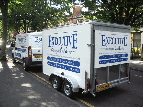 Caterers vans