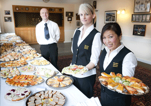 Royal visit finger buffet