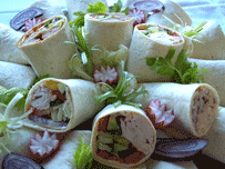 wrap food platter